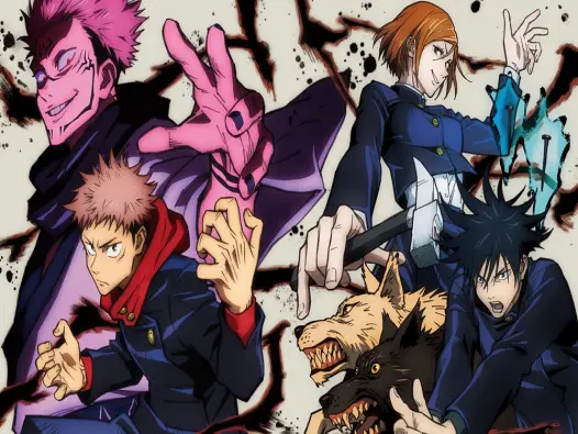 Bộ hình nền Jujutsu Kaisen phong cách đậm chất anime