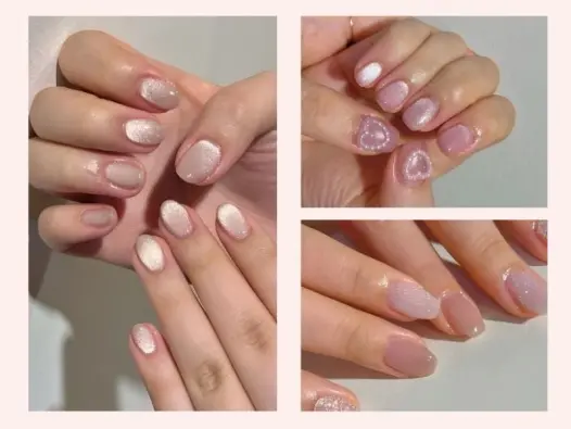 Mẫu nail móng ngắn đẹp tự nhiên giúp nàng nổi bật tinh tế