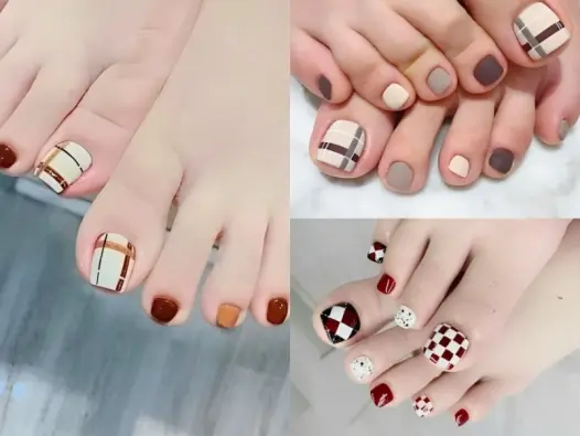 Nail kiểu kẻ sọc ấn tượng mang đến phong cách đầy hiện đại