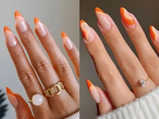Nail màu cam quyến rũ mang đến vẻ đẹp hiện đại mới mẻ