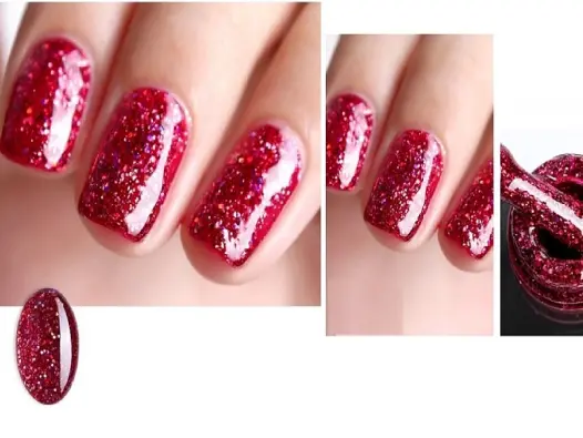 Nail nhũ lộng lẫy khiến nàng nổi bật giữa muôn vàn ánh nhìn