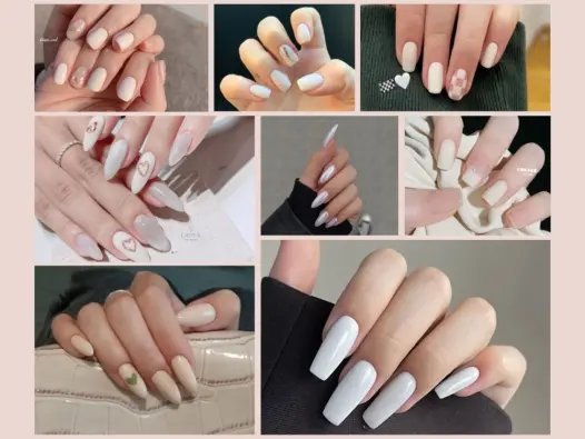 Xu hướng nail trắng sữa sang chảnh khiến nàng say mê