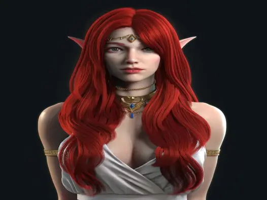 Ảnh gái 3D dễ thương nhưng đầy cá tính và sức hút