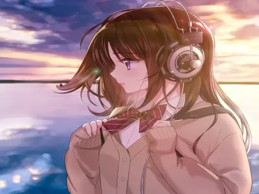 Hình ảnh anime con gái buồn mang tâm trạng sâu lắng