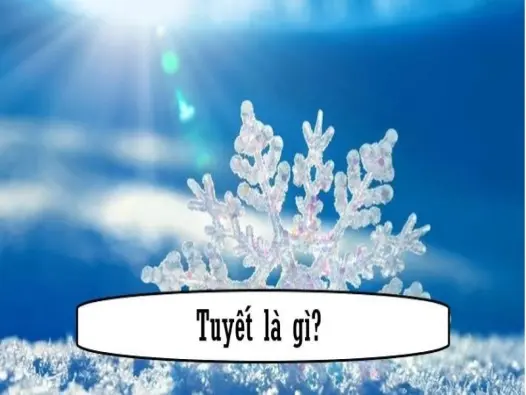 Tuyết là gì và quá trình hình thành từng bông tuyết ra sao