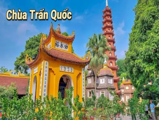 Ảnh chùa Trấn Quốc biểu tượng tâm linh nghìn năm của Hà Nội