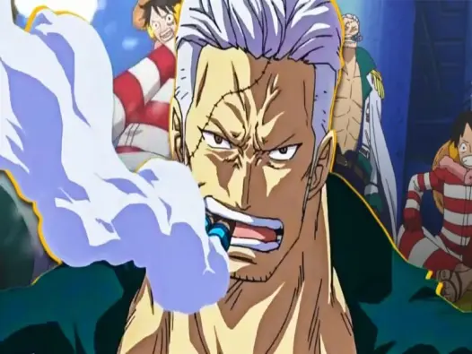 Smoker thợ săn trắng của hải quân trong thế giới One Piece