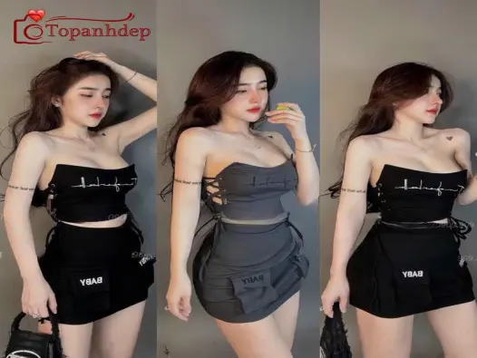 Bộ sưu tập ảnh gái xinh mặc váy xếp ly ngắn trẻ trung năng động nhất 2026