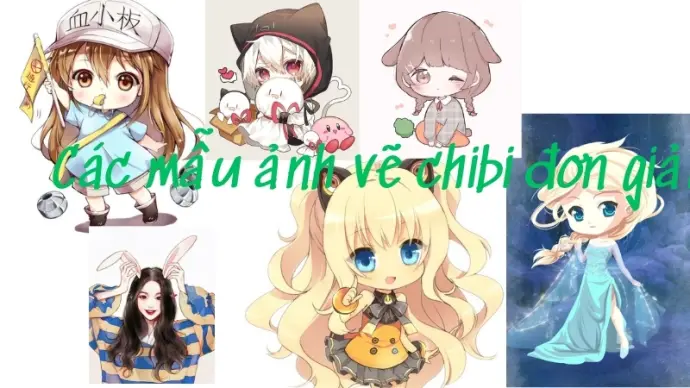 Gợi ý các mẫu ảnh vẽ chibi đơn giản siêu đáng yêu