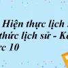 Giải thích khái niệm hiện thực lịch sử là gì chi tiết nhất