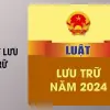 Nghị định hướng dẫn Luật Lưu trữ 2024 mới nhất và chi tiết