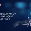 Nghị định hướng dẫn luật nhà ở mới nhất và những điểm trọng tâm