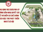 Tìm hiểu nghị định hướng dẫn nghị quyết 201 về nhà ở xã hội