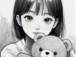 Tổng hợp bộ hình nền anime trắng đen nữ đẹp lạnh lùng đầy cảm xúc
