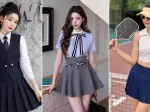 Top 20 hình ảnh gái xinh mặc váy xếp ly nhảy cực năng động và cuốn hút