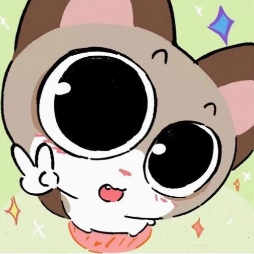 Chú chó mắt to phong cách avatar cute