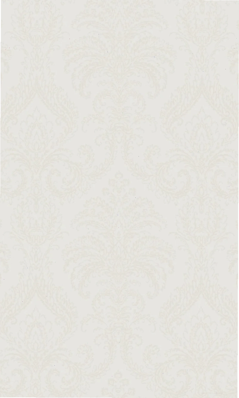 Large scale damask wallpaper for statement wall in a living room