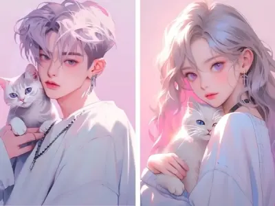 Ảnh avatar đôi cute – Hình đại diện cặp đôi dễ thương, đáng yêu nhất