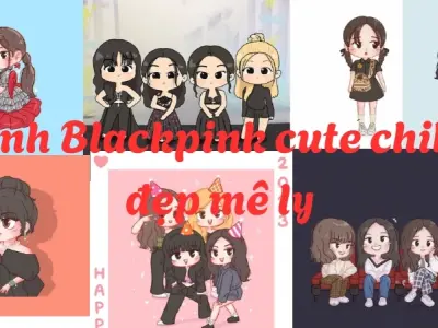 Tuyển tập ảnh Blackpink cute chibi đẹp mê ly cho fan
