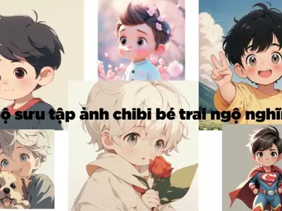 Bộ sưu tập ảnh chibi bé trai ngộ nghĩnh và đáng yêu