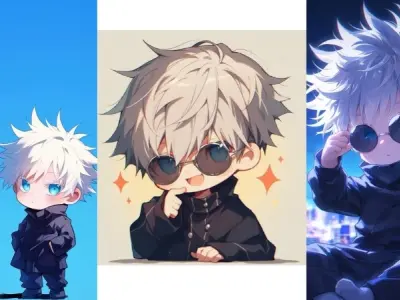 Tổng hợp ảnh Gojo chibi ngầu lòi, chất lừ khó cưỡng