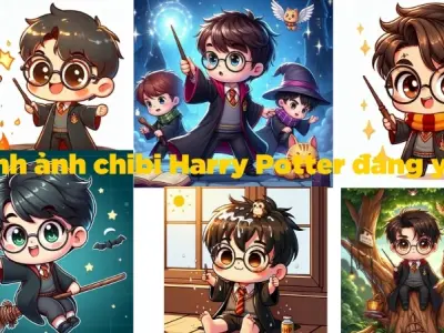 Hình ảnh chibi Harry Potter đáng yêu, cực chất cho fan cứng