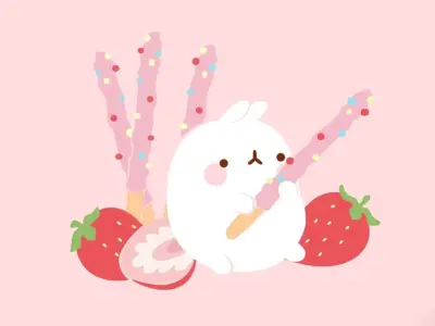 Hình nền màu hồng cute cho fan của sự ngọt ngào