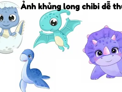 Tuyển chọn 99+ ảnh khủng long chibi dễ thương hết nấc