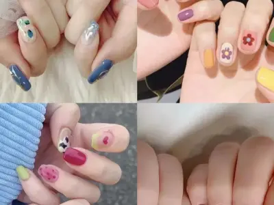 Mẫu nail tay dễ thương đáng yêu giúp đôi tay thêm xinh
