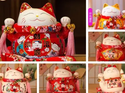 Tổng hợp avatar mèo thần tài may mắn, thu hút tài lộc