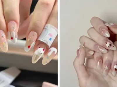 Những mẫu móng vẽ đơn giản giúp đôi tay thêm xinh