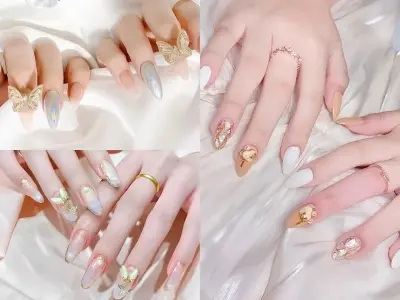 100+ mẫu nail cô dâu đẹp nhẹ nhàng, nữ tính & hợp mọi phong cách