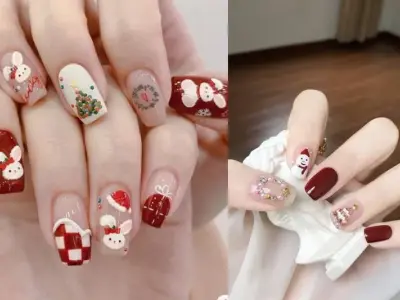 50+ mẫu nail Noel cute, dễ thương giúp nàng nổi bật dịp lễ