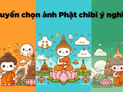 Tuyển chọn ảnh Phật chibi ý nghĩa giúp thư giãn tâm hồn