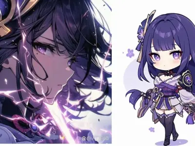 Tổng hợp hình ảnh Raiden Shogun chibi đẹp và cute nhất