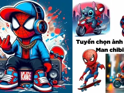 Tuyển chọn ảnh Spider Man chibi đáng yêu siêu ngầu
