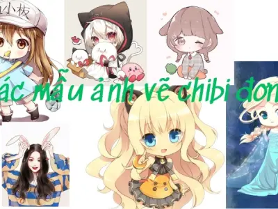 Gợi ý các mẫu ảnh vẽ chibi đơn giản siêu đáng yêu