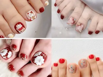 Mẫu vẽ móng chân cute, xinh xắn phù hợp mọi phong cách