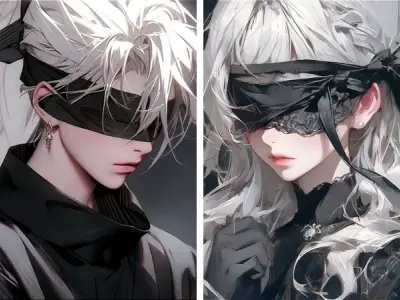 Ảnh avatar đôi anime – Độc đáo, cá tính và đầy phong cách