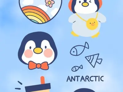 Tổng hợp avatar chim cánh cụt cute dễ thương nhất 2025