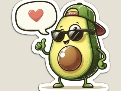 Bộ sưu tập avatar quả bơ ngộ nghĩnh khiến ai cũng phải mỉm cười
