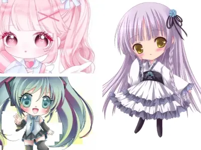 Tổng hợp ảnh anime nữ chibi cute đáng yêu hết nấc