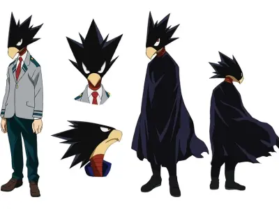 Tất cả ảnh Tokoyami từ anime My Hero Academia đáng chú ý