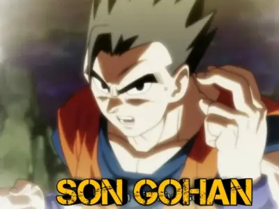 Ảnh Gohan ấn tượng thể hiện sức mạnh Saiyan huyền thoại