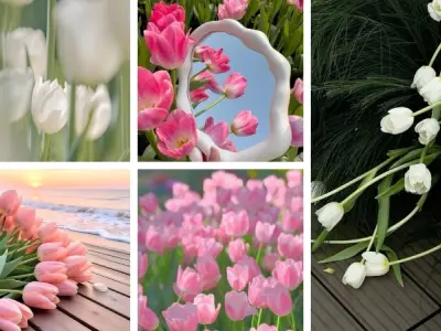 Bộ sưu tập avatar hoa tulip đẹp, lãng mạn và cuốn hút