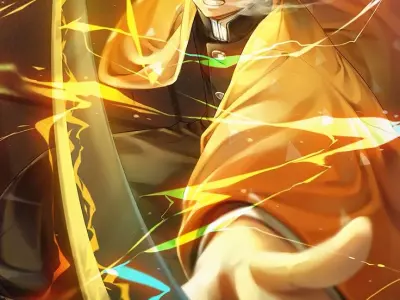 Top avatar Zenitsu phong cách mạnh mẽ ấn tượng nhất hiện nay
