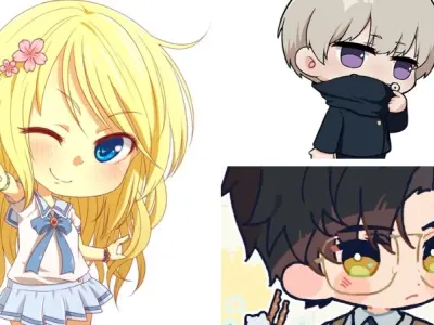 Ảnh chibi ngầu đáng yêu cực chất cho avatar mạng xã hội