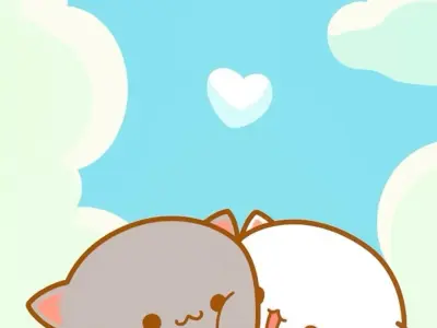 Hình nền điện thoại cặp đôi anime dễ thương nhất 2025