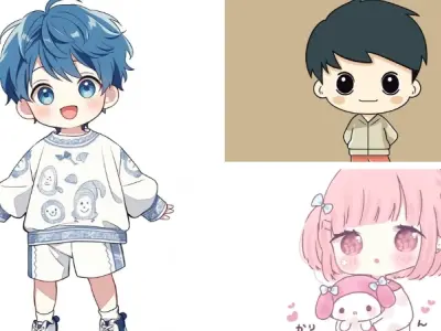 Bộ sưu tập hình nền chibi cute đáng yêu cho mọi lứa tuổi