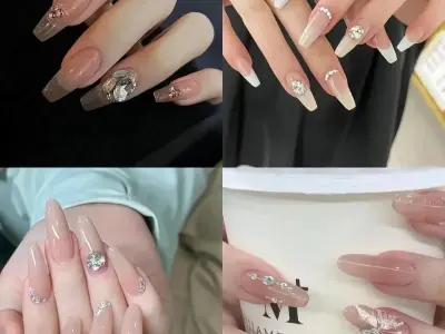 Gợi ý ảnh mẫu nail đính đá đẹp hợp mọi phong cách thời trang
